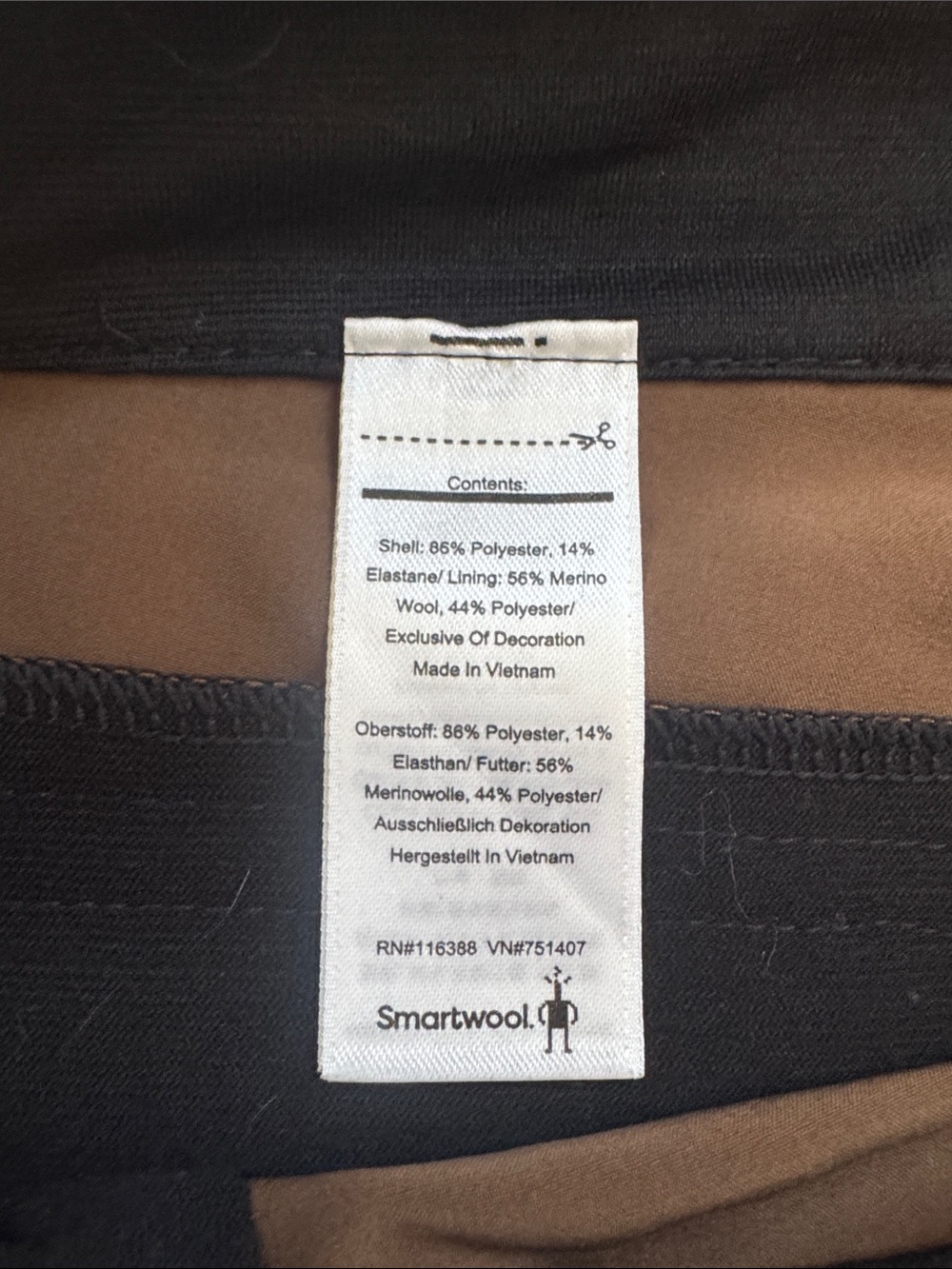 Smartwool Merino Sport 10” Shorts, XL - Picture 4 of 5